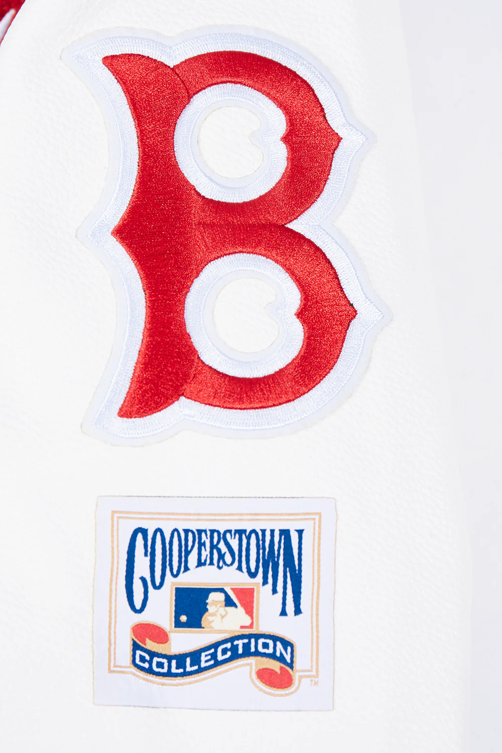 MLB BOSTON RED SOX RETRO CLASSIC WOMEN'S RIB WOOL VARSITY JACKET (MIDNIGHT NAVY/RED/MIDNIGHT NAVY) - Image 9