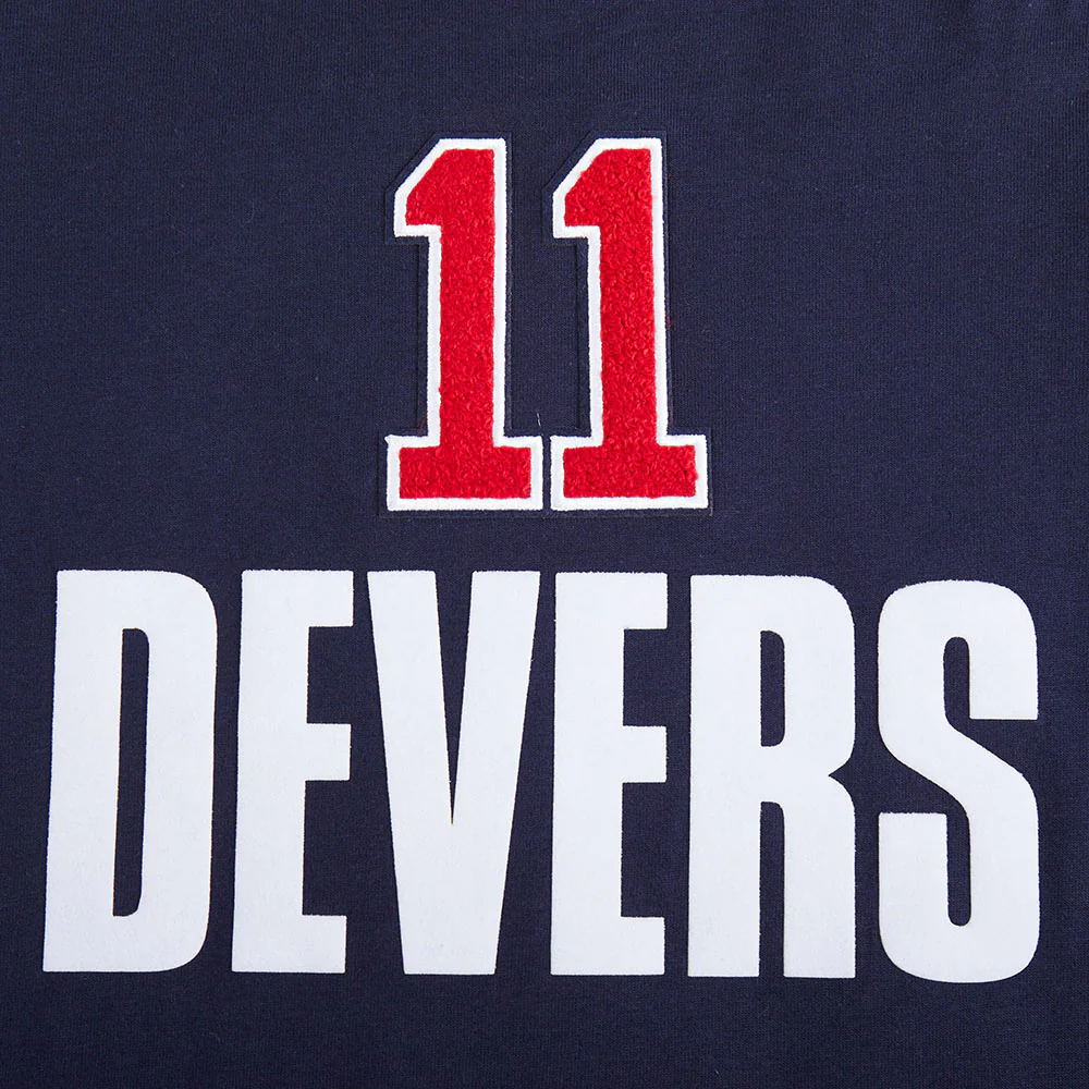 MLB BOSTON RED SOX RAFAEL DEVERS #11 CLASSIC PLAYER NAME AND NUMBER LITTLE BOY'S TEE (MIDNIGHT NAVY) - Image 7
