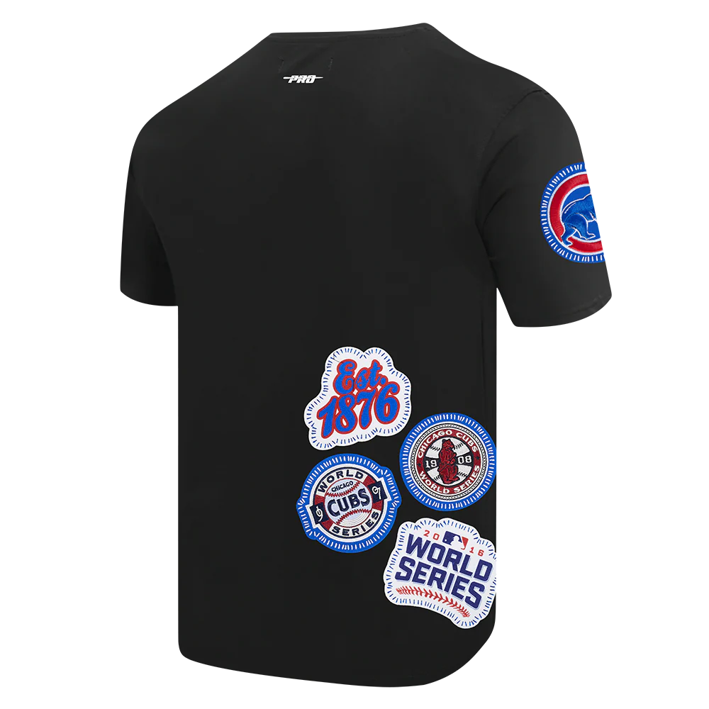 MLB CHICAGO CUBS DIY PICK STITCH MEN'S SJ TEE (BLACK) - Image 4