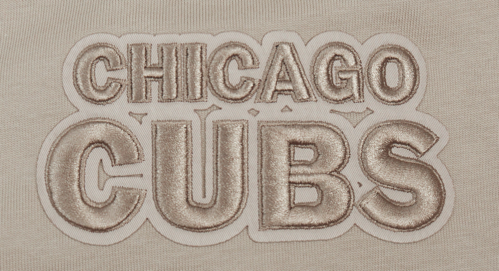 MLB CHICAGO CUBS NEUTRAL MEN'S DROP SHOULDER TOP (TAUPE) - Image 7