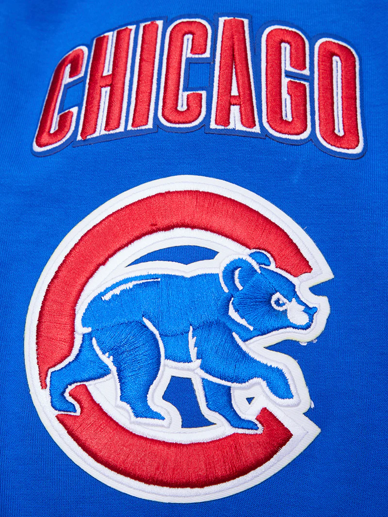 MLB CHICAGO CUBS CLASSIC CHENILLE MEN'S PULLOVER HOODIE (BLUE) - Image 6