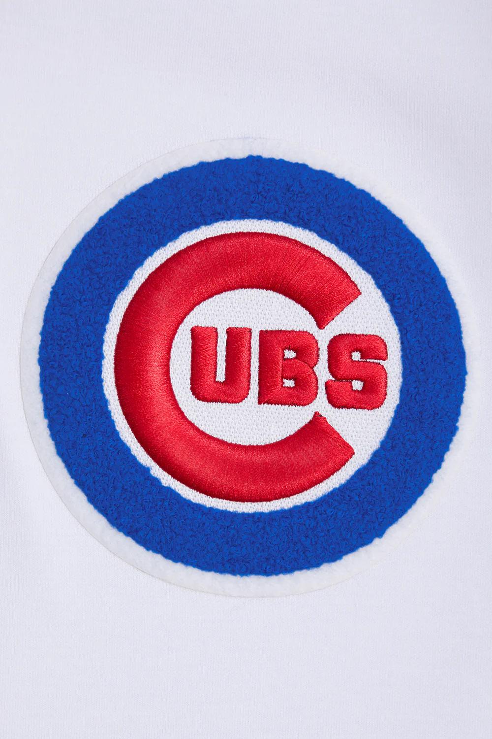 MLB CHICAGO CUBS CLASSIC CHENILLE MEN'S PULLOVER HOODIE (WHITE) - Image 7