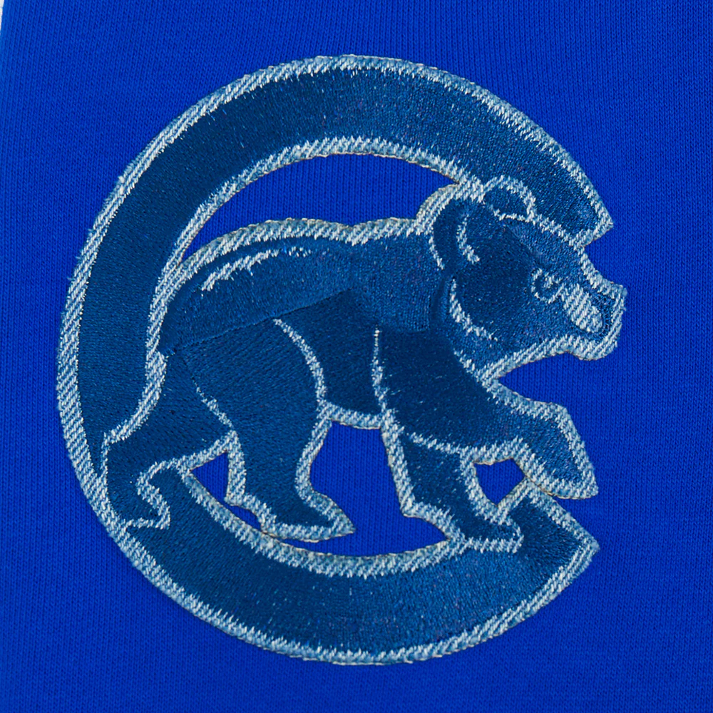 MLB CHICAGO CUBS VARSITY BLUES MEN'S PULLOVER HOODIE (ROYAL BLUE) - Image 7
