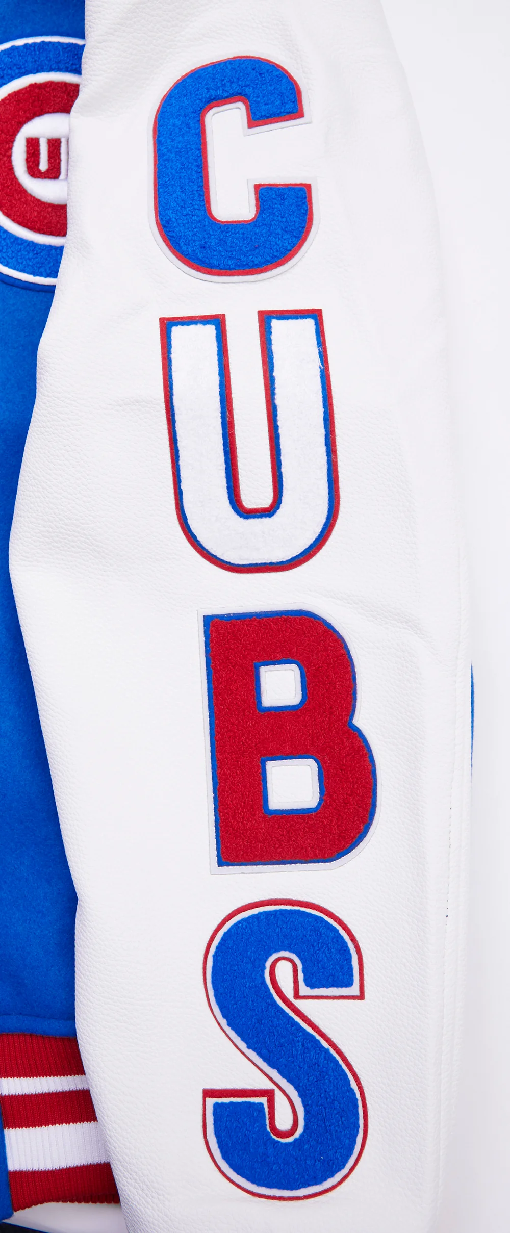 MLB CHICAGO CUBS SCRIPT TAIL MEN'S RIB WOOL VARSITY (ROYAL BLUE/RED) - Image 8