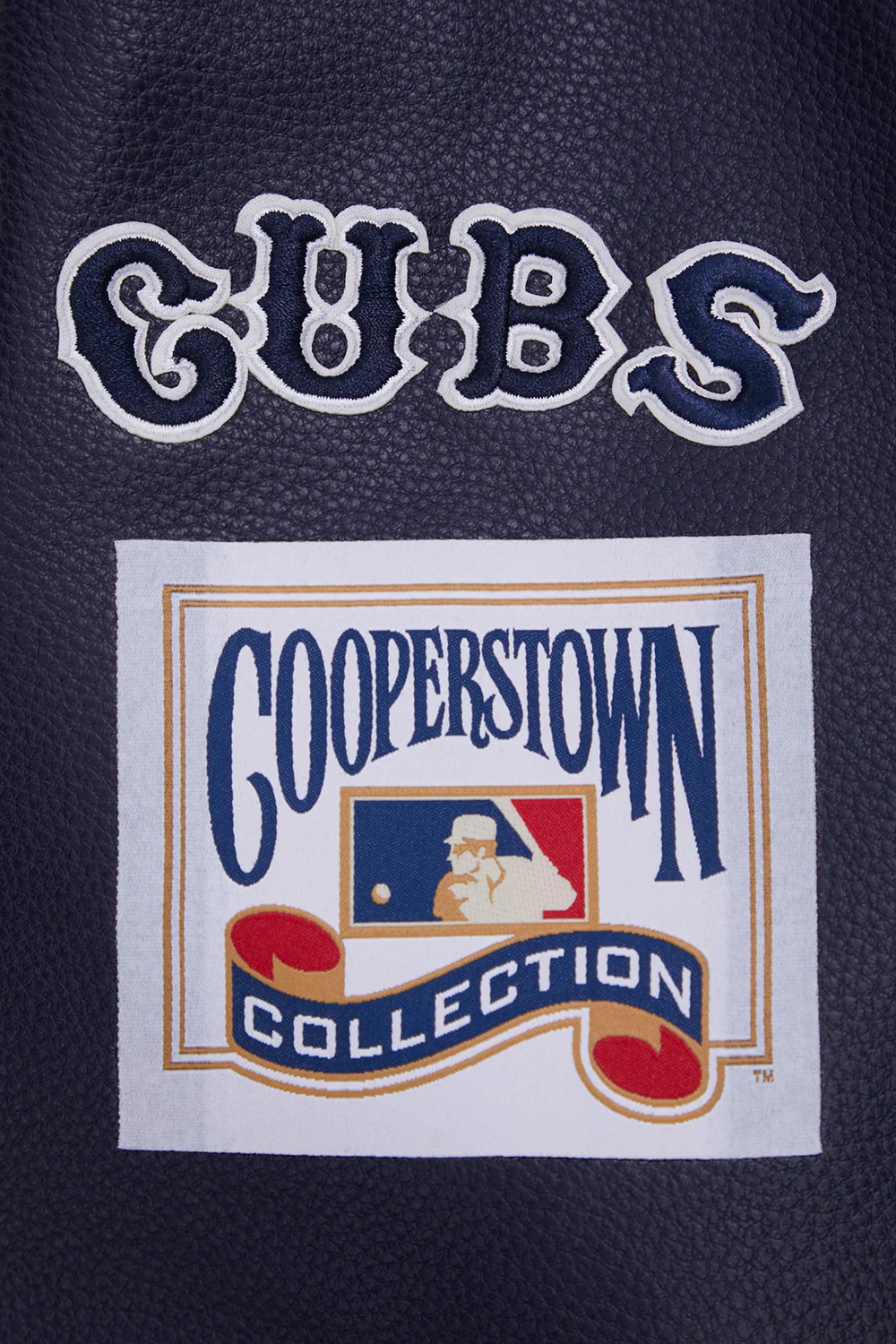 MLB CHICAGO CUBS RETRO CLASSIC MEN'S RIB WOOL VARSITY JACKET (EGGSHELL/MIDNIGHT NAVY) - Image 10