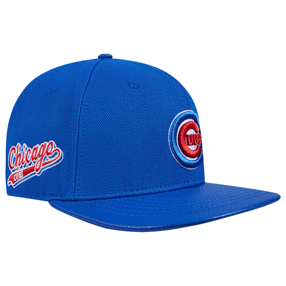 MLB CHICAGO CUBS SCRIPT TAIL WOOL STRAPBACK (ROYAL BLUE) - Image 3
