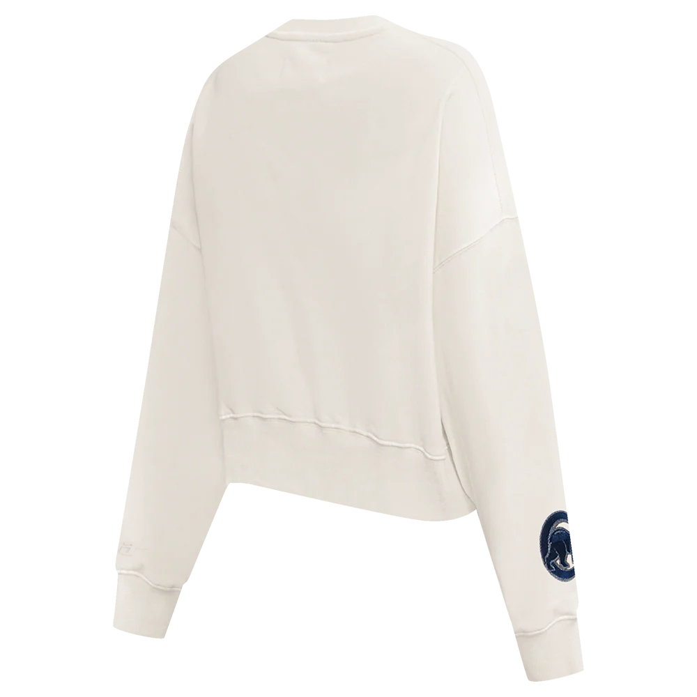 MLB CHICAGO CUBS VARSITY BLUES WOMEN'S CREWNECK (LINEN) - Image 4
