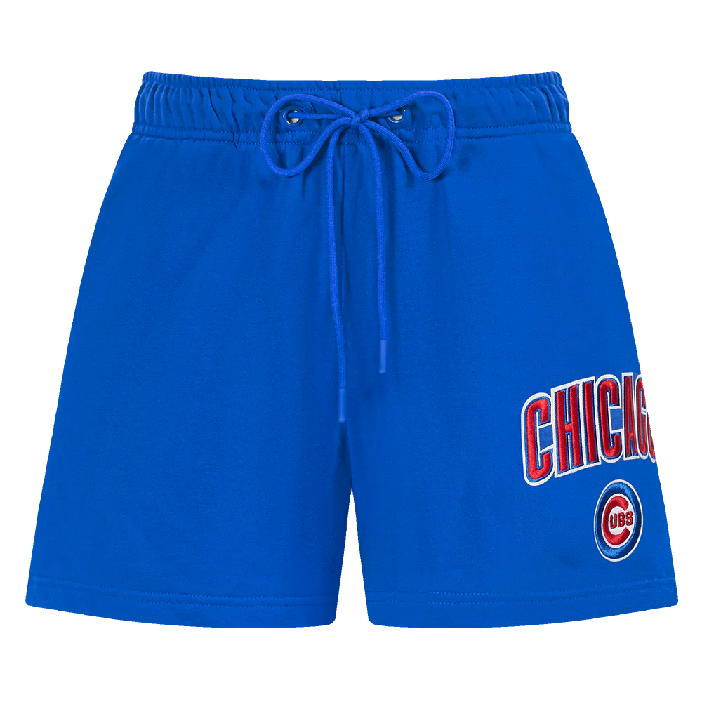 MLB CHICAGO CUBS CLASSIC WOMEN'S FLEECE SHORT (ROYAL BLUE) - Image 2
