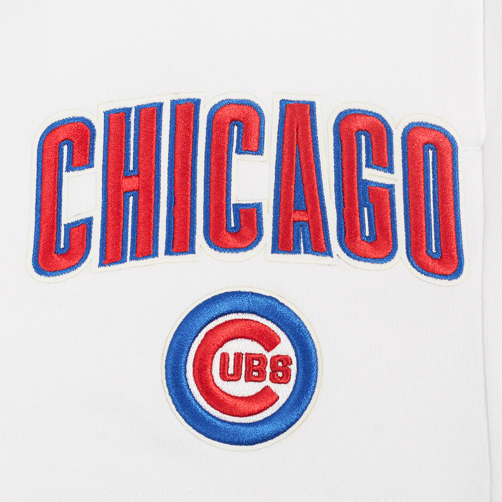 MLB CHICAGO CUBS CLASSIC WOMEN'S FLEECE SHORT (WHITE) - Image 5