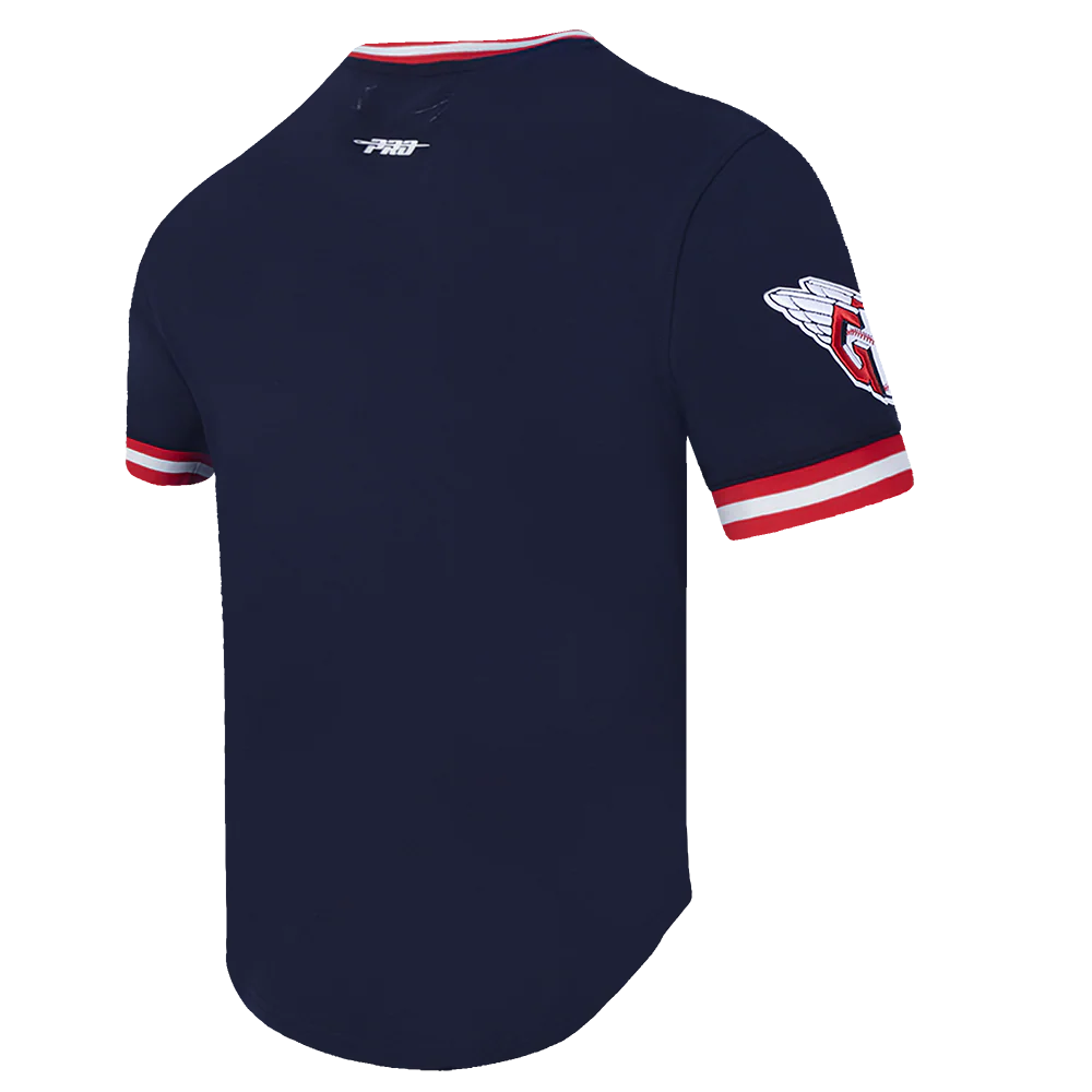MLB CLEVELAND GUARDIANS RETRO CLASSIC MEN'S TOP (MIDNIGHT NAVY/RED) - Image 4
