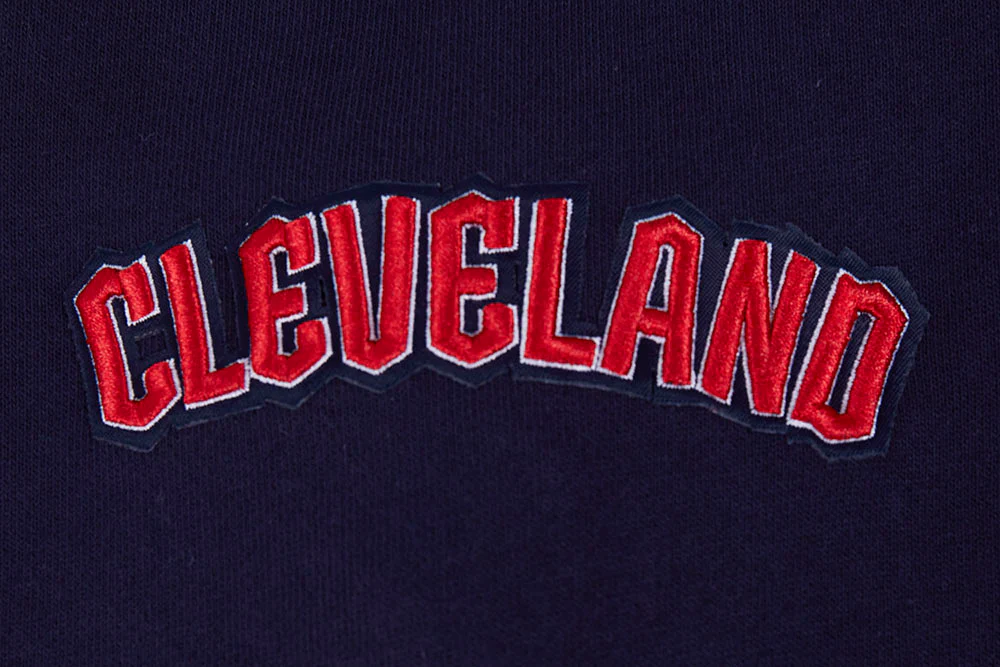MLB CLEVELAND GUARDIANS RETRO CLASSIC MEN'S PULLOVER HOODIE (MIDNIGHT NAVY/RED/MIDNIGHT NAVY) - Image 7