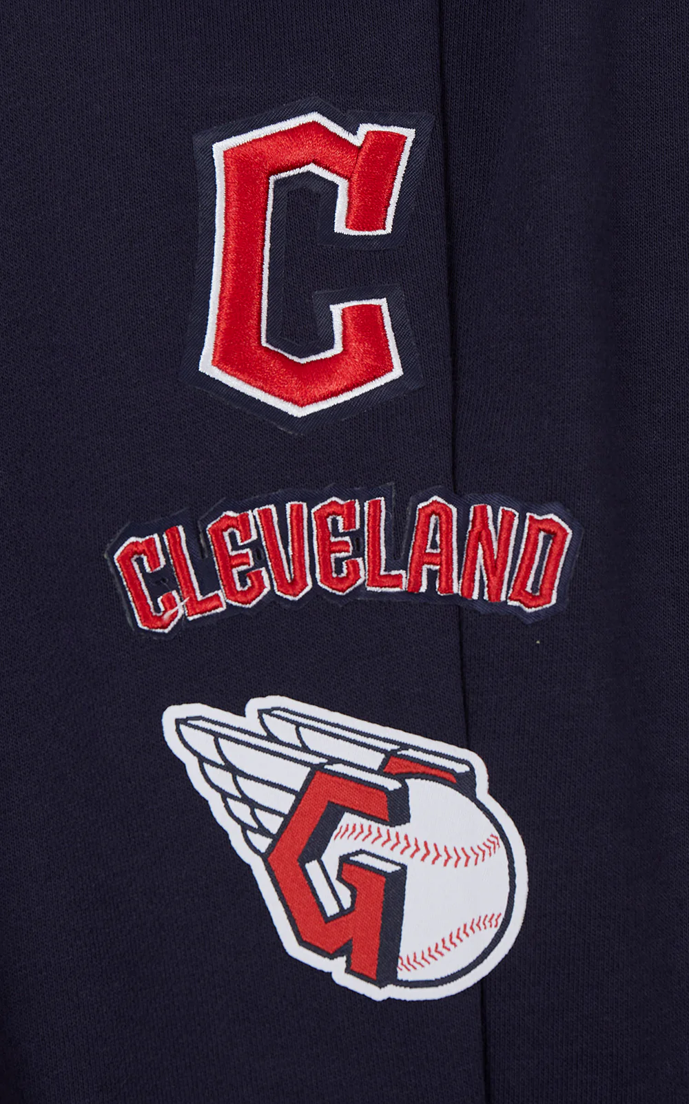 MLB CLEVELAND GUARDIANS RETRO CLASSIC WOMEN'S SWEATPANT (MIDNIGHT NAVY/RED/MIDNIGHT NAVY) - Image 5