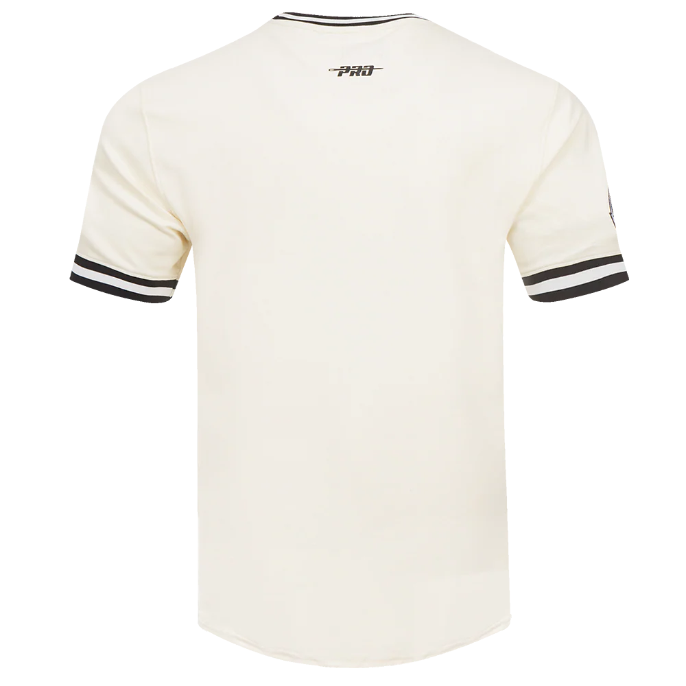 MLB COLORADO ROCKIES RETRO CLASSIC MEN'S TOP (EGGSHELL/ BLACK) - Image 3