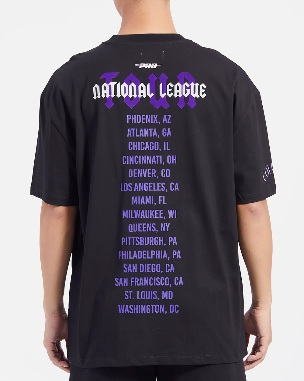 MLB COLORADO ROCKIES CITY TOUR CJ DROP SHOULDER TEE (BLACK) - Image 4