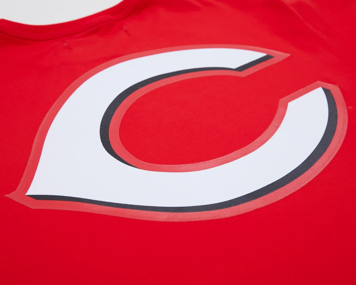 MLB CINCINNATI REDS LOGO PRO TEAM MEN'S TAPING TOP (RED/BLACK) - Image 6