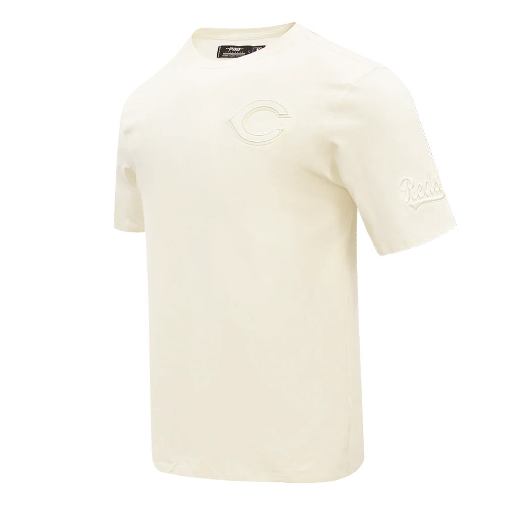 MLB CINCINNATI REDS NEUTRAL DROP SHOULDER MEN'S TOP (EGGSHELL) - Image 2