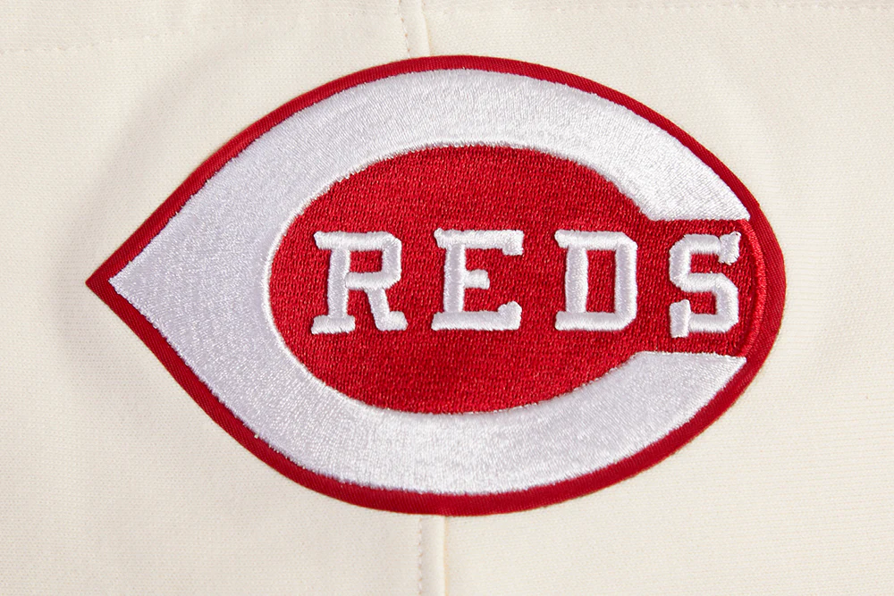 MLB CINCINNATI REDS RETRO CLASSIC MEN'S PULLOVER HOODIE (EGGSHELL/ RED) - Image 7
