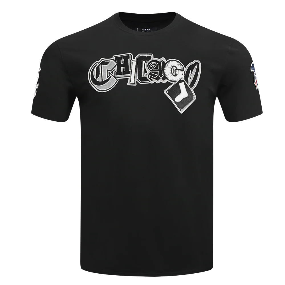 MLB CHICAGO WHITE SOX CITY RANSOM MEN'S SINGLE JERSEY TEE (BLACK) - Image 5