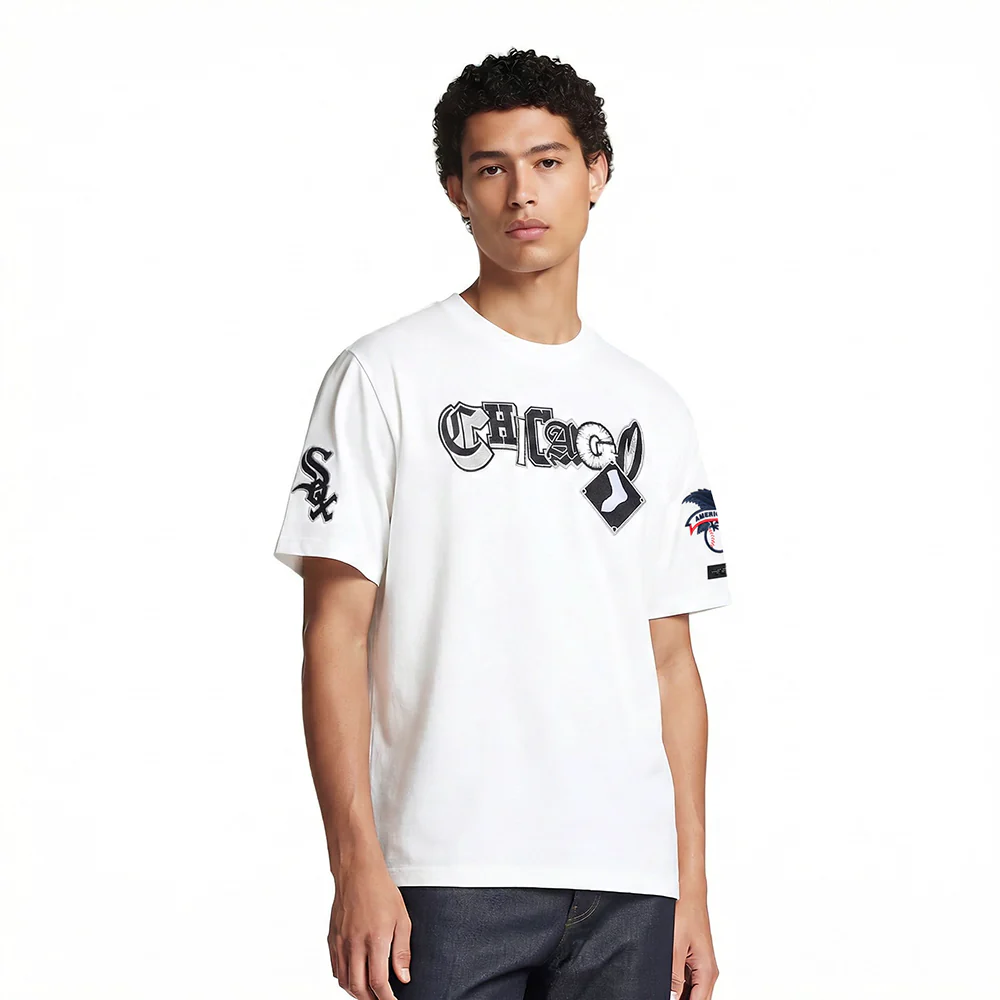 MLB CHICAGO WHITE SOX CITY RANSOM MEN'S SINGLE JERSEY TEE (WHITE)