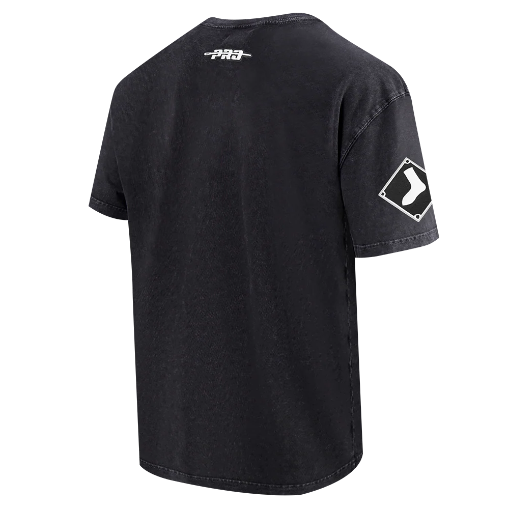 MLB CHICAGO WHITE SOX CHROME MEN'S CJ DROP SHOULDER TEE (WASHED BLACK) - Image 4