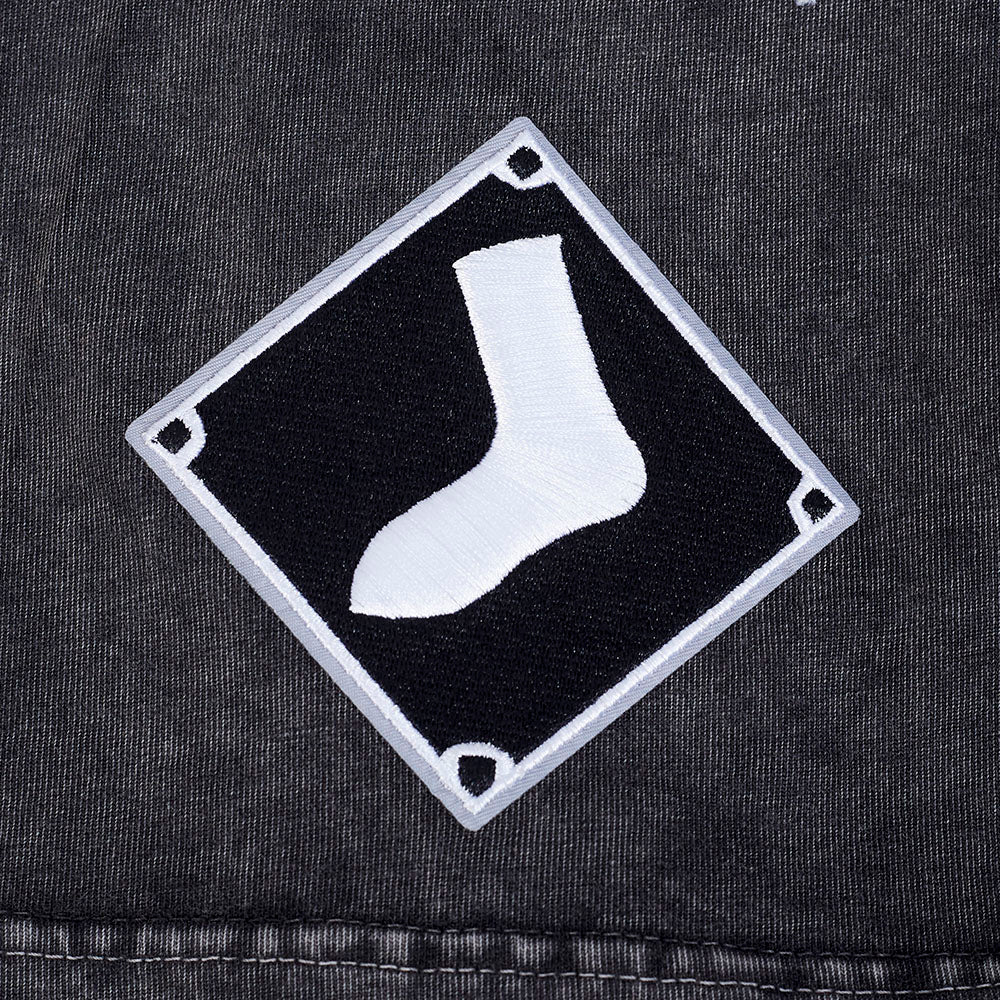 MLB CHICAGO WHITE SOX CHROME MEN'S CJ DROP SHOULDER TEE (WASHED BLACK) - Image 7