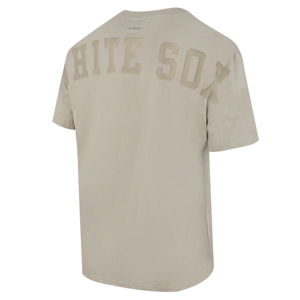 MLB CHICAGO WHITE SOX WINGSPAN MEN'S CJ DROP SHOULDER TEE (TAUPE) - Image 4