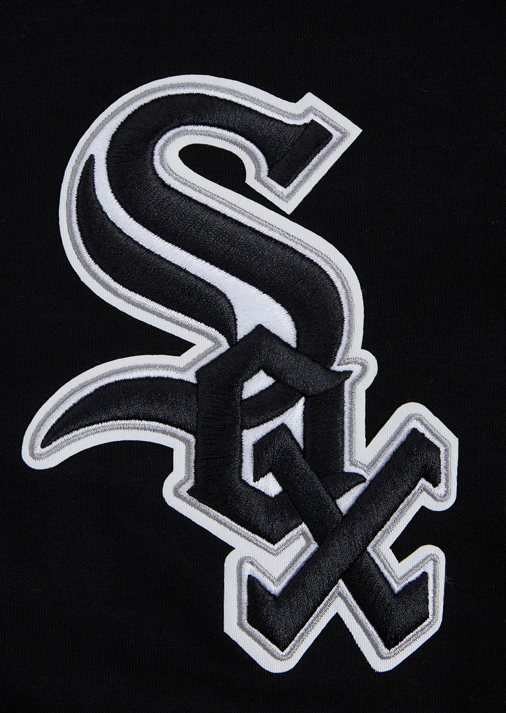 MLB CHICAGO WHITE SOX SCRIPT TAIL MEN'S DOUBLE KNIT 2.0 SHORT (BLACK/GRAY) - Image 5