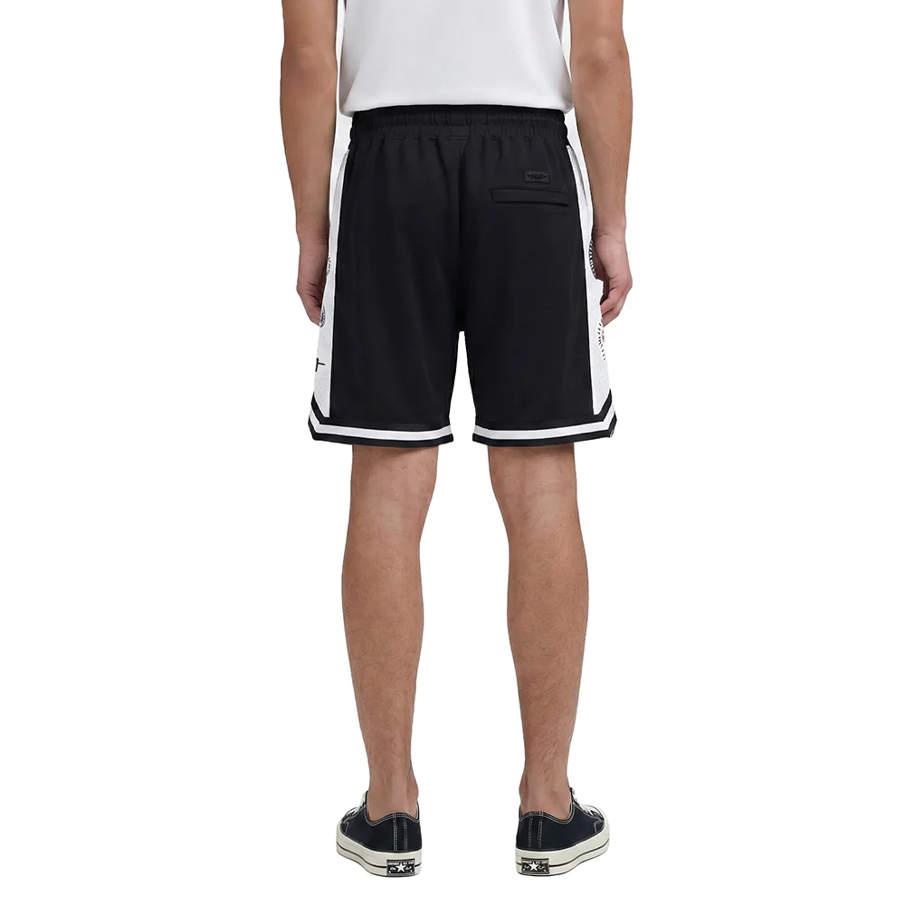 MLB CHICAGO WHITE SOX DIY PICK STITCH MEN'S DOUBLE KNIT 2.0 SHORT (BLACK) - Image 2