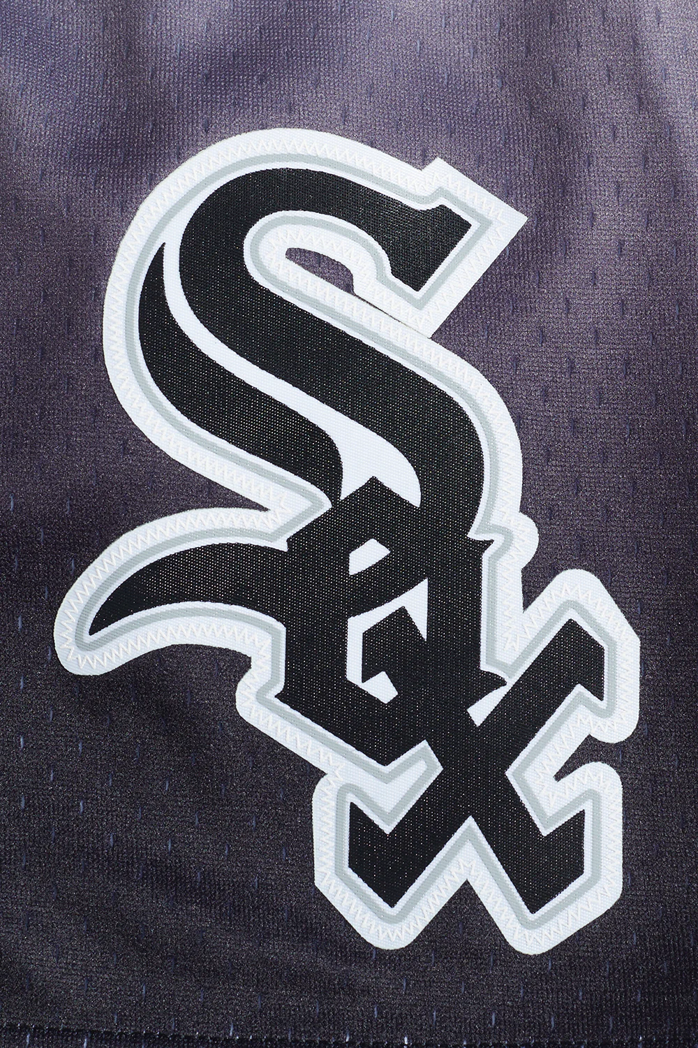 MLB CHICAGO WHITE SOX TEAM OMBRE MEN'S MESH SHORT (BLACK/GRAY) - Image 6