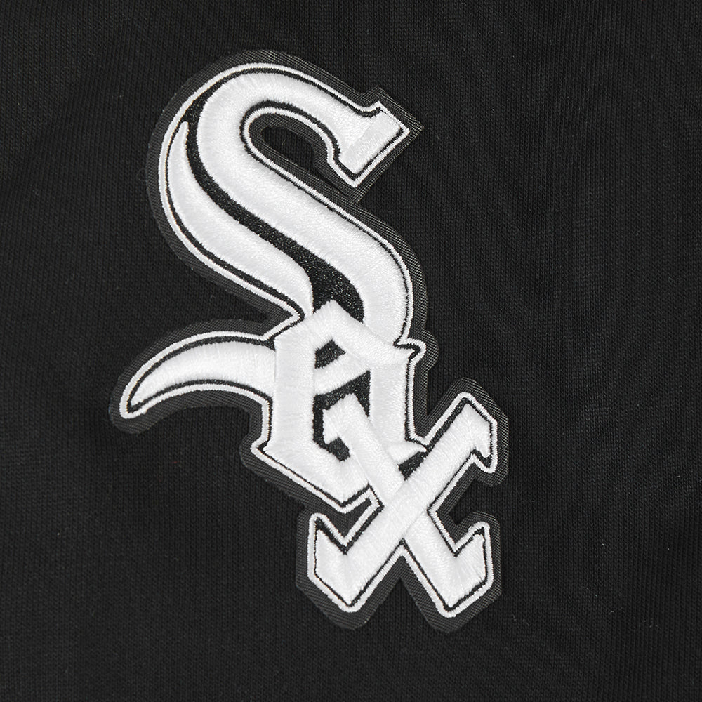 MLB CHICAGO WHITE SOX CITY RANSOM MEN'S RIB FLEECE PULLOVER HOODIE (BLACK/GRAY) - Image 10