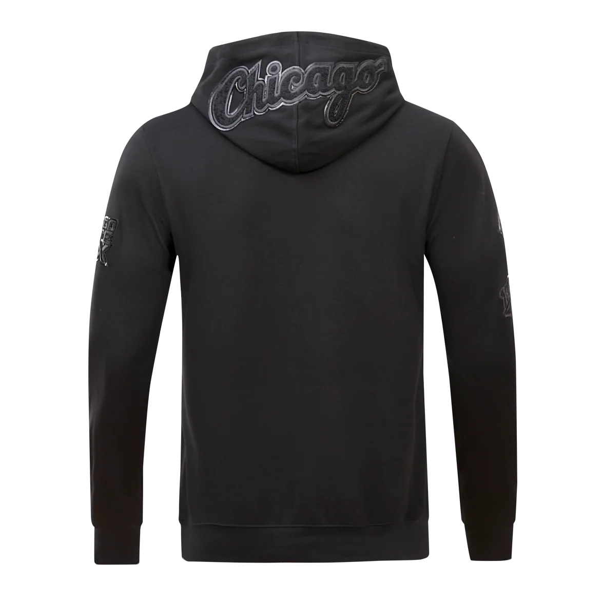 MLB CHICAGO WHITE SOX TRIPLE BLACK LOGO HOODIE (BLACK) - Image 3