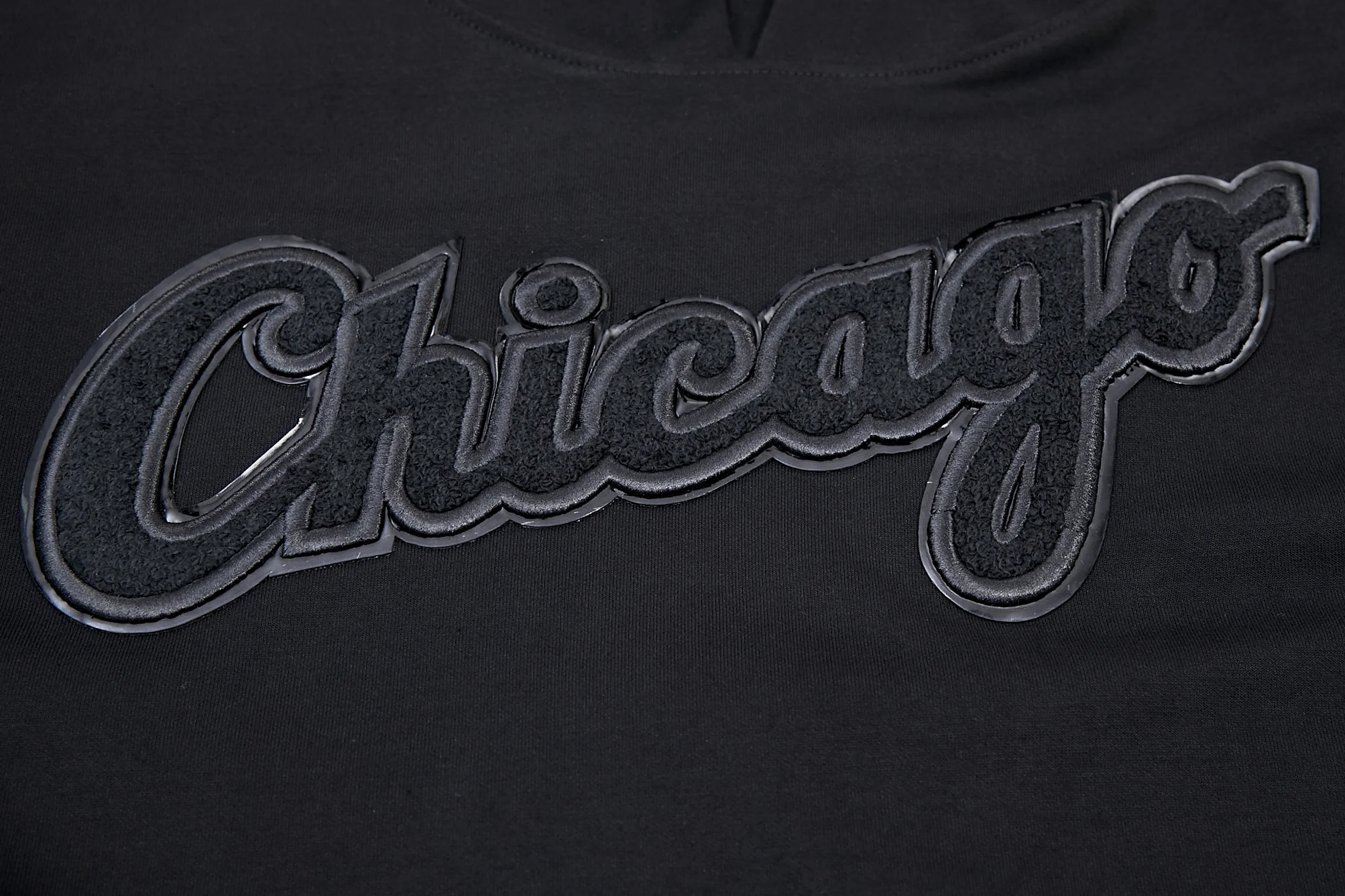 MLB CHICAGO WHITE SOX TRIPLE BLACK LOGO HOODIE (BLACK) - Image 7