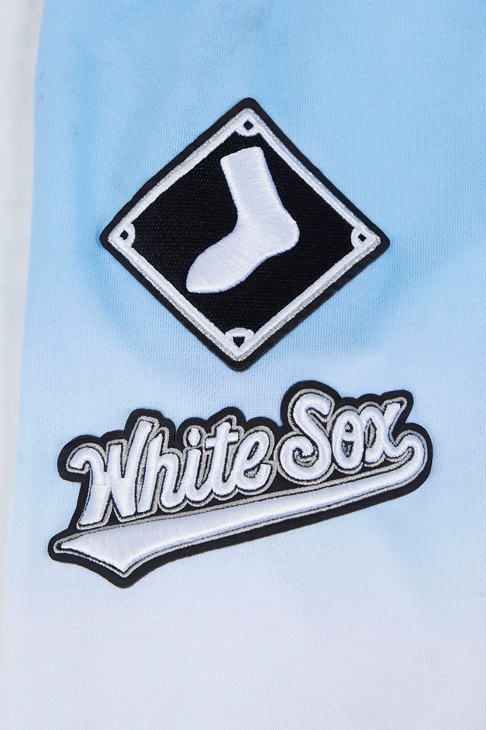 MLB CHICAGO WHITE SOX LOGO MEN'S PRO TEAM HOODIE OMBRE (BLUE/WHITE/PINK) - Image 6