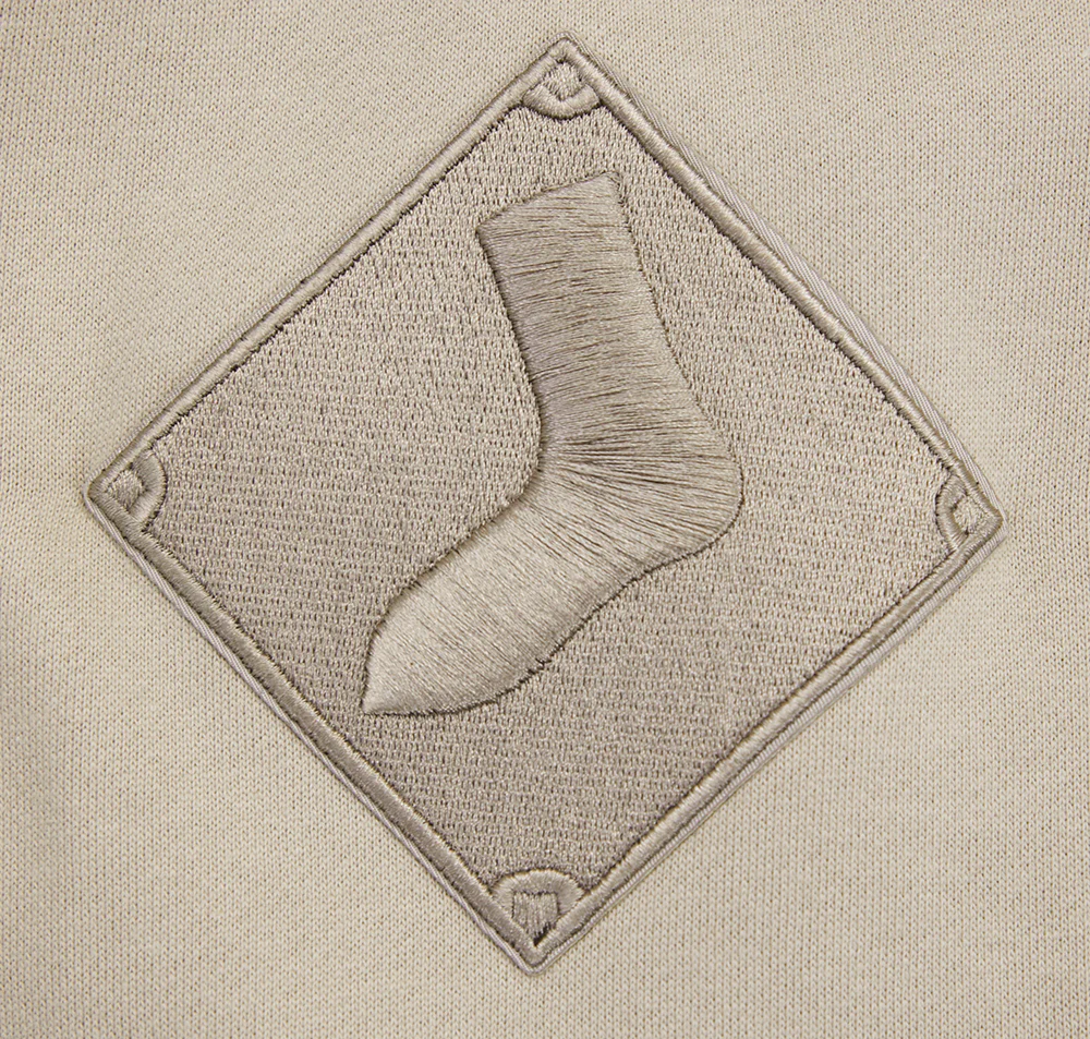 MLB CHICAGO WHITE SOX NEUTRAL DROP SHOULDER FLEECE CREWNECK (TAUPE) - Image 7