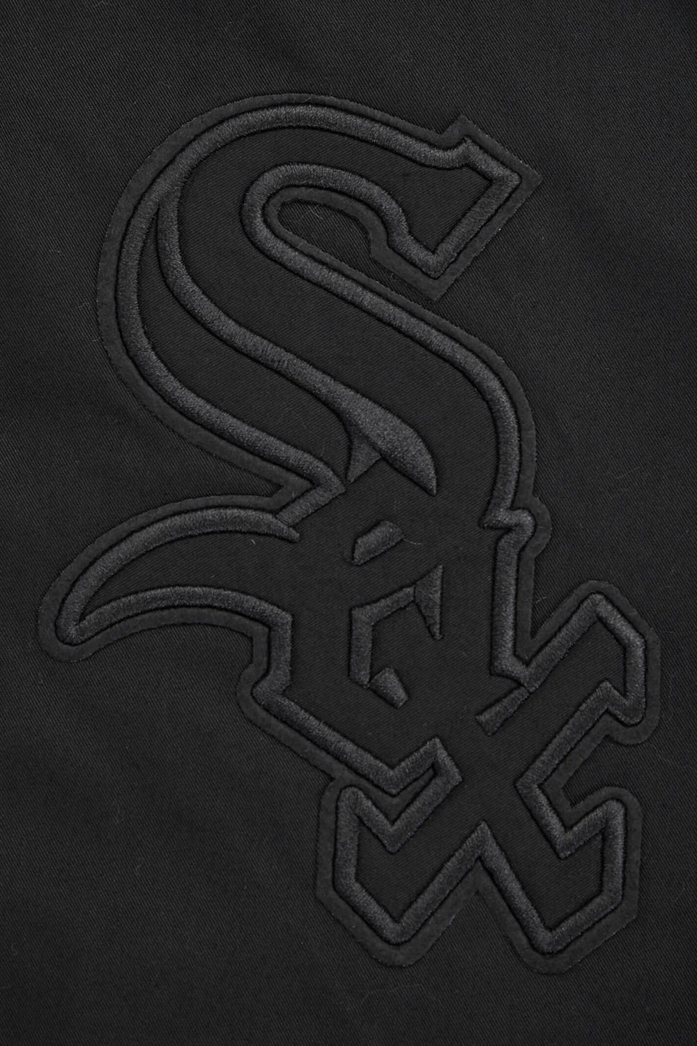 MLB CHICAGO WHITE SOX NEUTRAL TWILL JACKET (BLACK) - Image 7