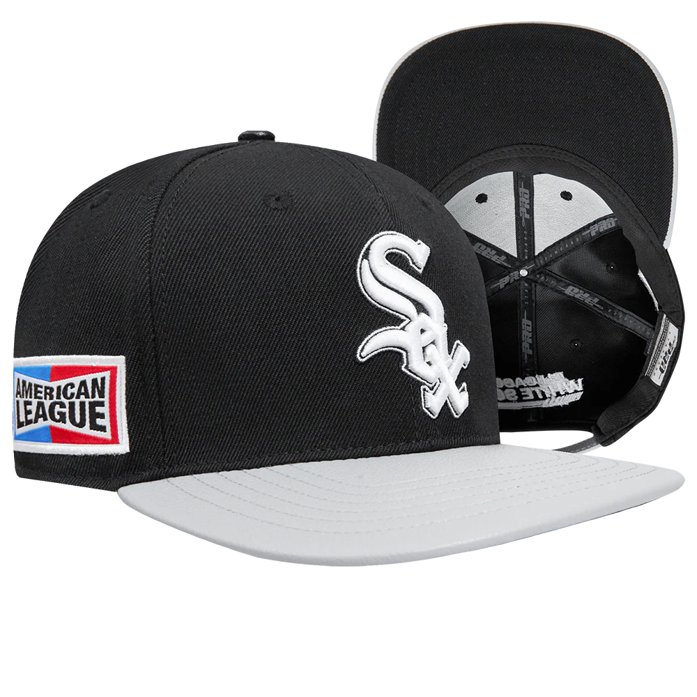 MLB CHICAGO WHITE SOX FAST LANE LOGO WOOL STRAPBACK (BLACK) - Image 8