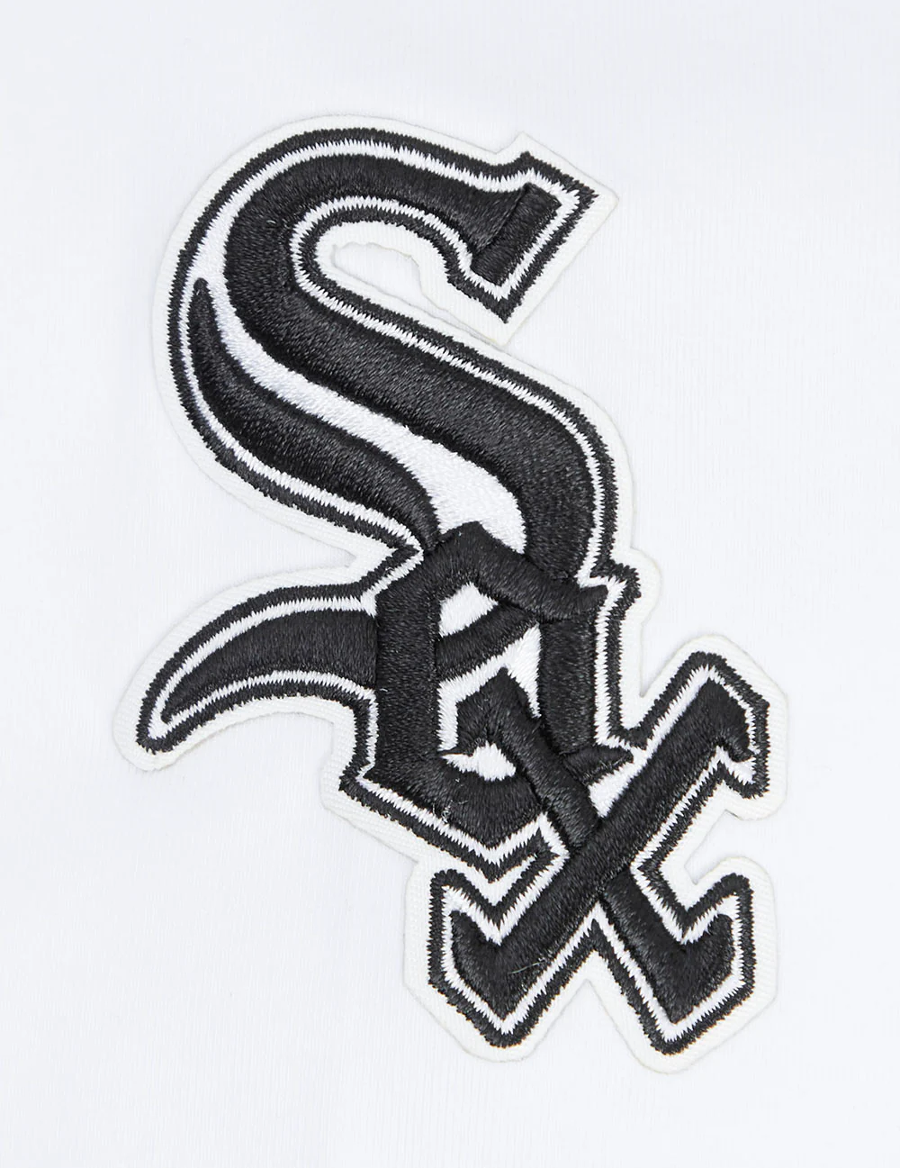 MLB CHICAGO WHITE SOX SCRIPT TAIL WOMEN'S SINGLE JERSEY BOXY TOP (WHITE) - Image 7