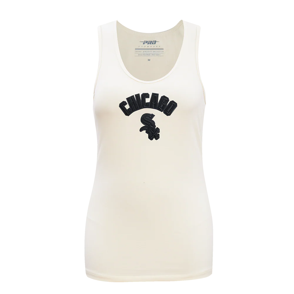 MLB CHICAGO WHITE SOX TRIPLE TONAL RELAXED FIT WOMEN'S RACERBACK (EGGSHELL)
