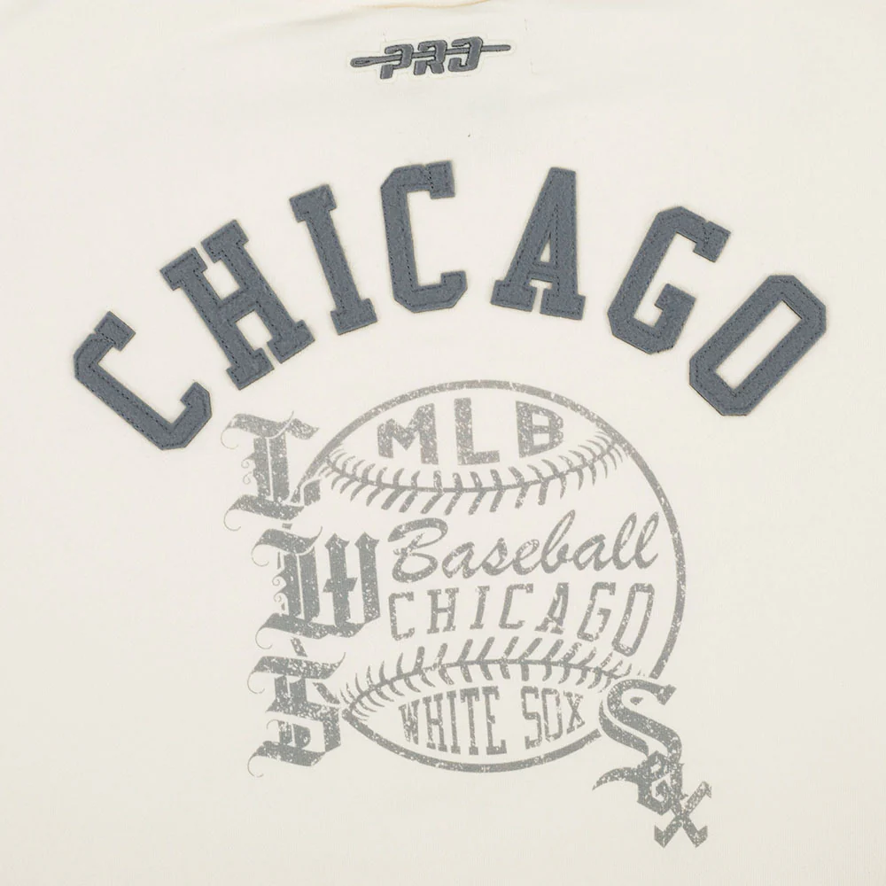 MLB CHICAGO WHITE SOX STREET TEAM WOMEN'S FLC CREWNECK (EGGSHELL) - Image 8