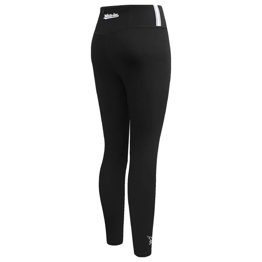 MLB CHICAGO WHITE SOX MASHUP WOMEN'S JERSEY LEGGING (BLACK) - Image 3