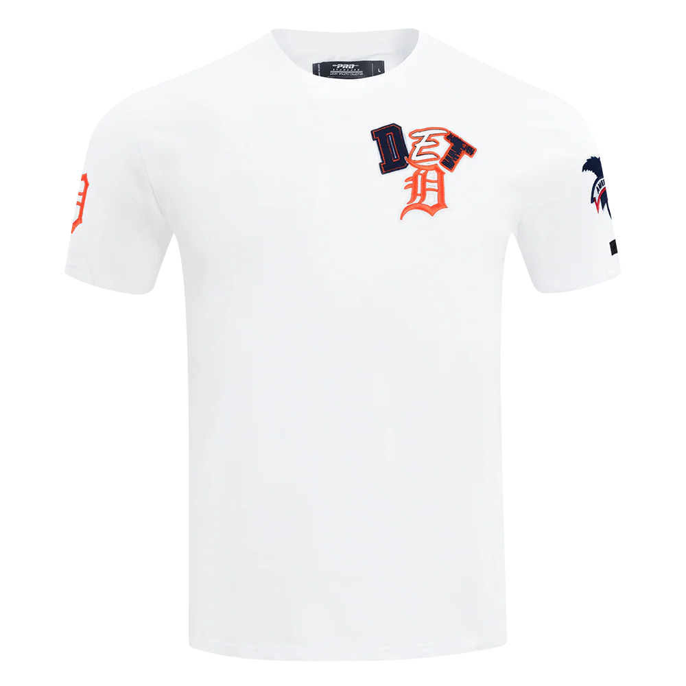 MLB DETROIT TIGERS CITY RANSOM MEN'S SINGLE JERSEY TEE (WHITE) - Image 3