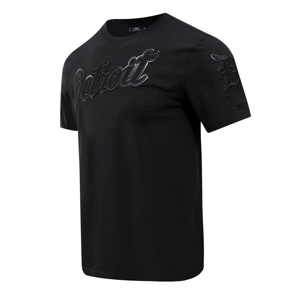 MLB DETROIT TIGERS TRIPLE BLACK LOGO PRO TEAM MEN'S TOP (BLACK) - Image 2