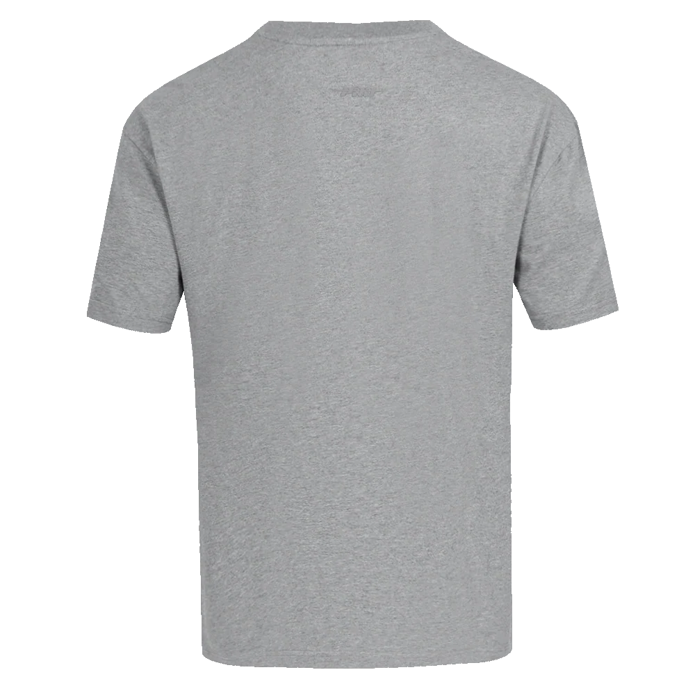 MLB DETROIT TIGERS NEUTRAL MEN'S DROP SHOULDER TOP (DARK HEATHER GRAY) - Image 3