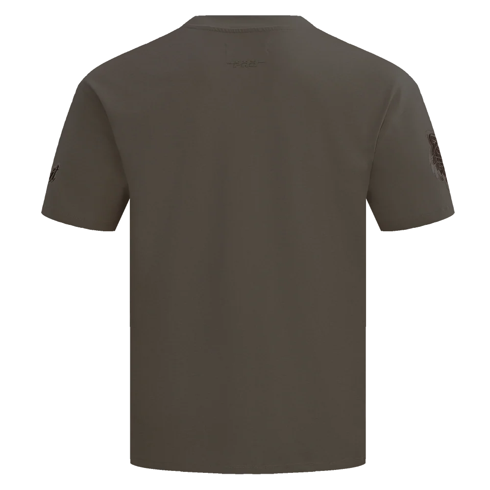 MLB DETROIT TIGERS NEUTRAL DROP SHOULDER MEN'S TOP (DARK TAUPE) - Image 4