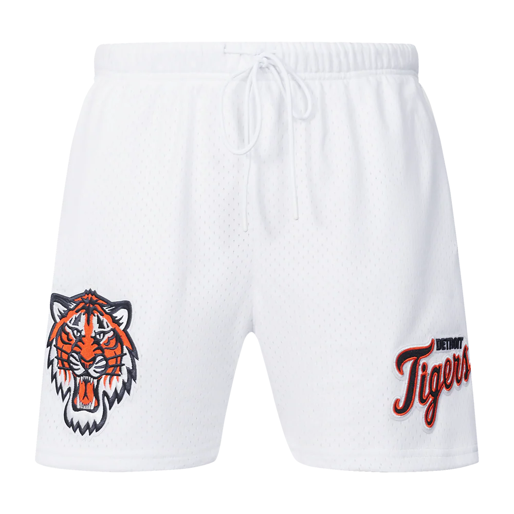 MLB DETROIT TIGERS SOUVENIR MEN'S MESH SHORT (WHITE) - Image 2