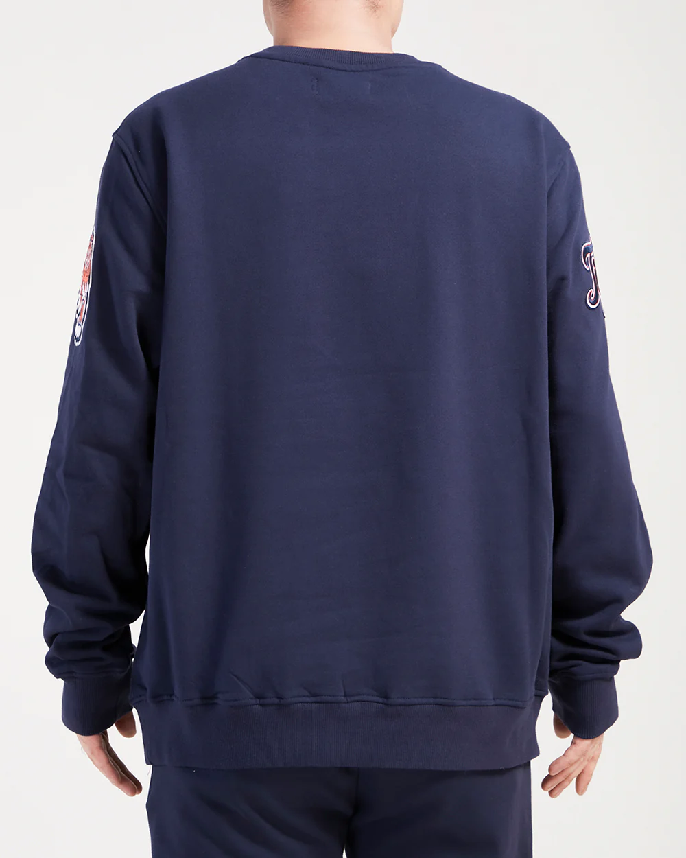 MLB DETROIT TIGERS OLD ENGLISH MEN'S CREWNECK (MIDNIGHT NAVY) - Image 4
