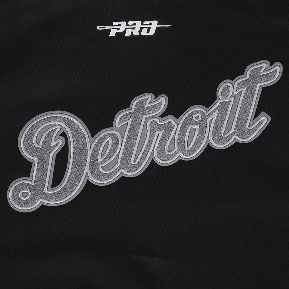 MLB DETROIT TIGERS REVERSE FRENCH TERRY MEN'S COLOR BLOCK FLEECE PULLOVER HOODIE - Image 12