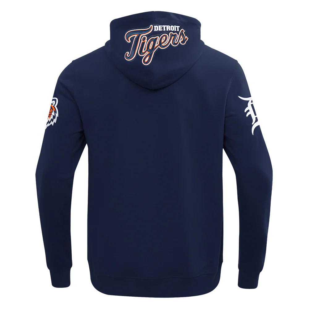 MLB DETROIT TIGERS CLASSIC WIND SUIT MEN'S WOVEN FULL ZIP PULLOVER HOODIE (MIDNIGHT NAVY) - Image 3