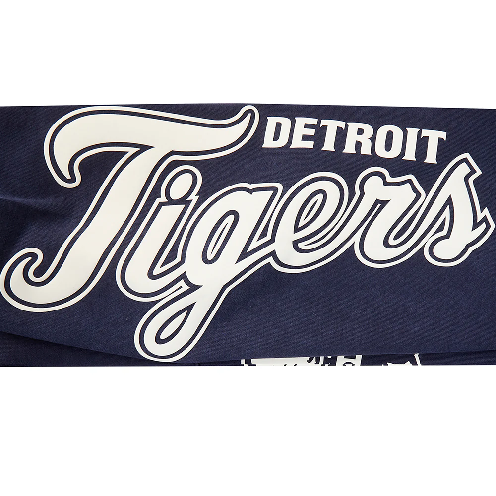 MLB DETROIT TIGERS STREET TEAM MEN'S ENZYME WASH DS FT PO HOODIE (WASHED MIDNIGHT NAVY) - Image 9