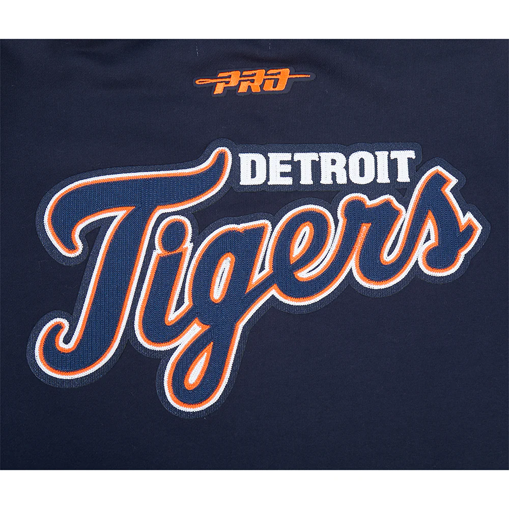 MLB DETROIT TIGERS CITY ARCH MEN'S FLC 1/4 ZIP (MIDNIGHT NAVY) - Image 6